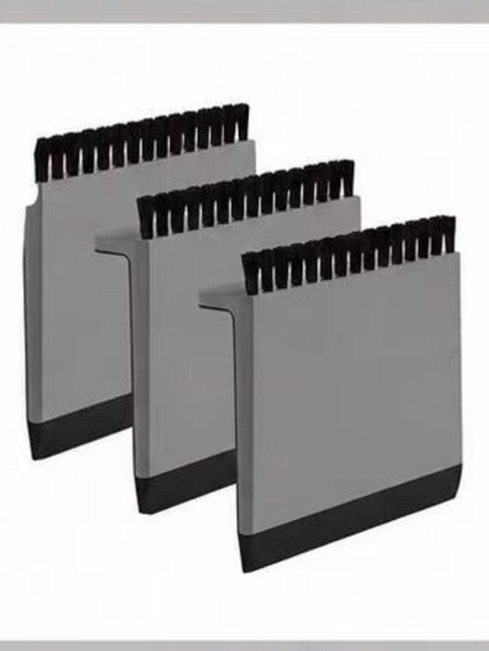 3 Pack Multipurpose Kitchen Sink Squeegee Cleaner and Countertop Brush Wiper